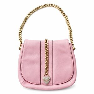 Y2K Juicy Couture Blush Leather Crescent Bag